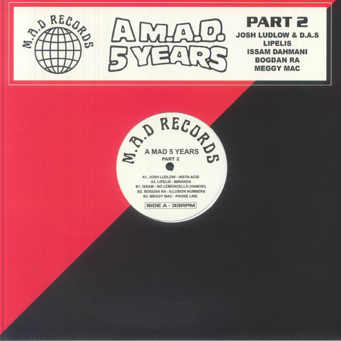 Various – A M.A.D 5 YEARS Part 2 (12", M.A.D Records, 2025) image 01