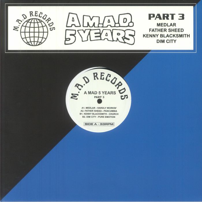 Various – A M.A.D 5 YEARS Part 3 (12", M.A.D Records, 2025) image 01