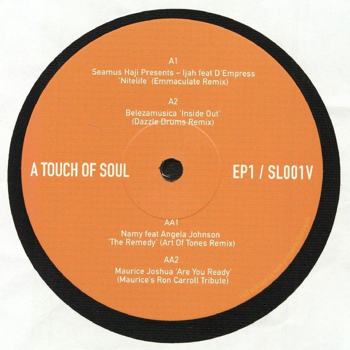 Various – A Touch Of Soul EP1 (12", Soul Love, 2026) Back Cover