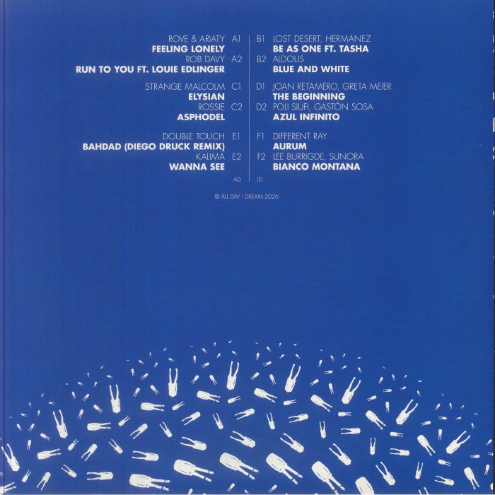 Various – A Winter Sampler VII (3x12", All Day I Dream, 2026) Back Cover