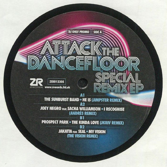 Various – Attack The Dancefloor Special Remix EP (12", Z Records, 2021) Front Cover