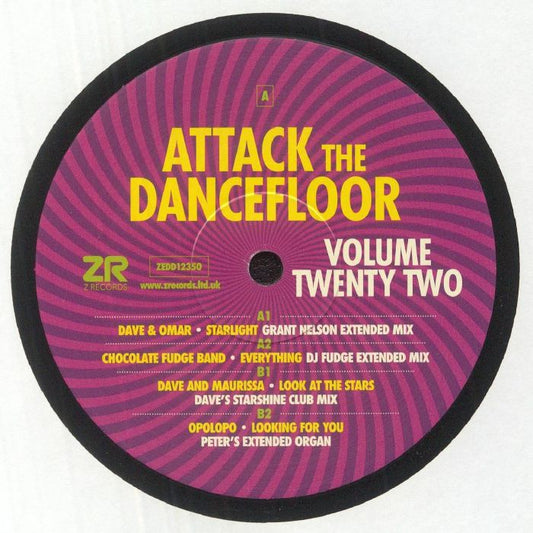 Various – Attack The Dancefloor Volume Twenty Two (12", Z Records, 2023) Front Cover