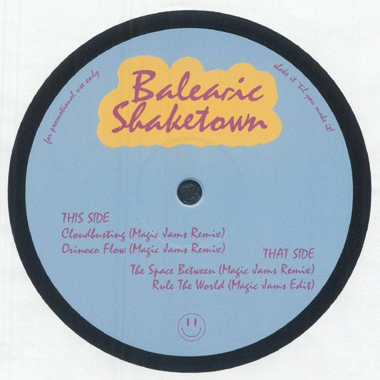 Various – Balearic Shaketown (12", The Magic Movement, 2025) front cover