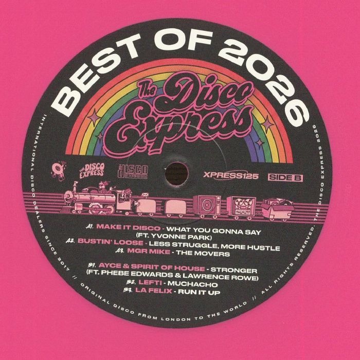 Various – Best Of 2026 (12", Hot Pink, The Disco Express, 2026) Front Cover