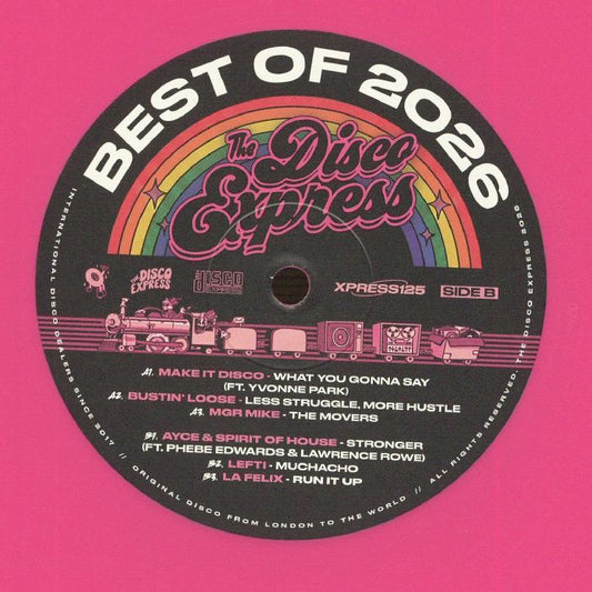 Various – Best Of 2026 (12", Hot Pink, The Disco Express, 2026) Front Cover