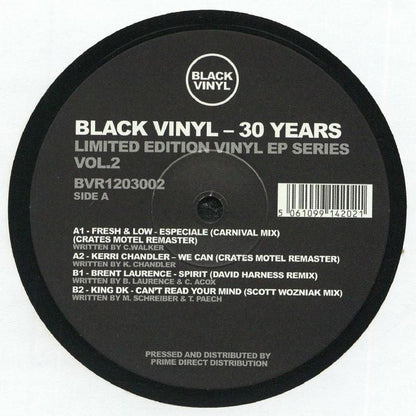 Various – Black Vinyl 30 Years Vol 2 (12", Black Vinyl Records, 2026) Front Cover