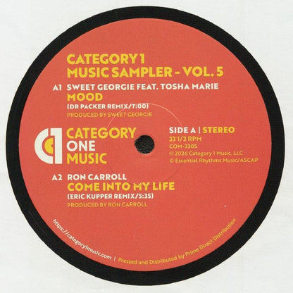 Various – Category1 Music Sampler - Vol.5 (12", Category 1 Music, 2026) Front Cover