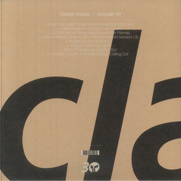 Various – Classic Classic Chapter 02 (2x12", Classic, 2025) Back Cover