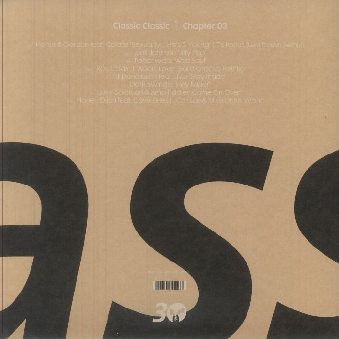 Various – Classic Classic Chapter 03 (2x12", Classic, 2025) Back Cover