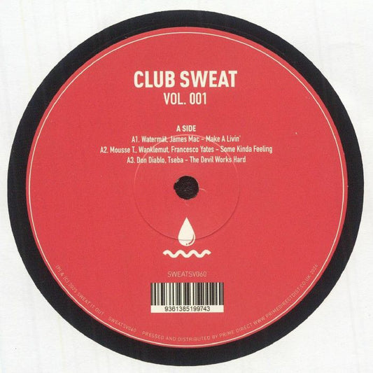 Various – Club Sweat Vol 001 (12", Sweat It Out!, 2026) Front Cover