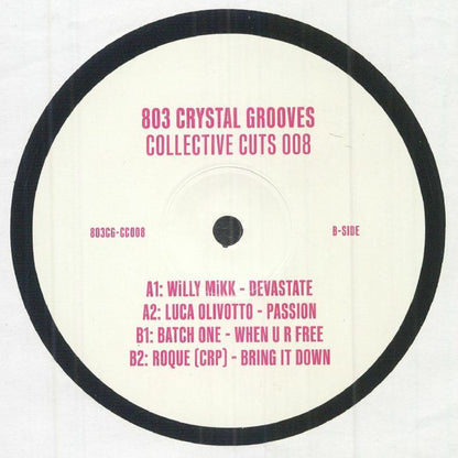 Various – Collective Cuts 008 (12", 803 Crystal Grooves, 2025) Back Cover