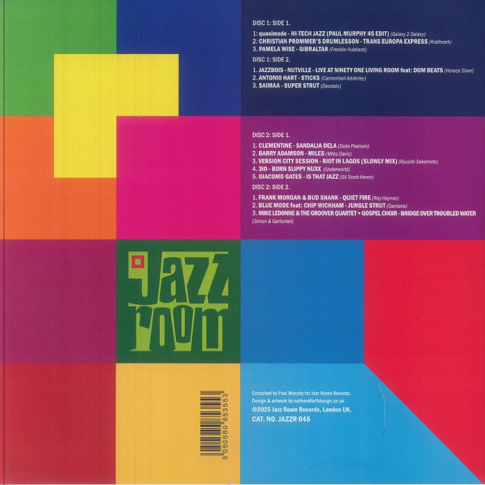 Various – Covers (2xLP, Jazz Room Records, 2025) back cover
