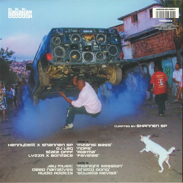 Various Shannen SP – Mzansi Bass (LP, Tra Tra Trax, 2026) Back Cover
