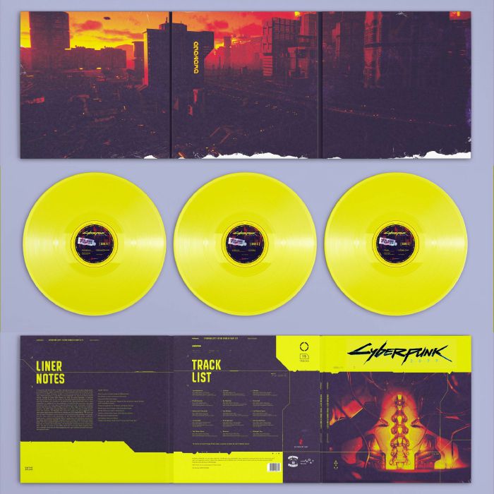 Various – Cyberpunk 2077: Future Sound Of Night City (3xLP, Yellow, WRWTFWW Records Switzerland, 2026) Front Cover
