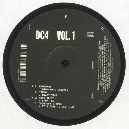 Various – DC4 Vol.1 (12", Drumcode, 2025) Back Cover