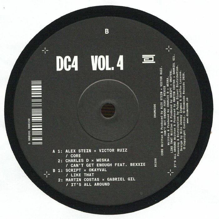 Various – DC4 Vol.4 (12", Drumcode, 2026) Back Cover