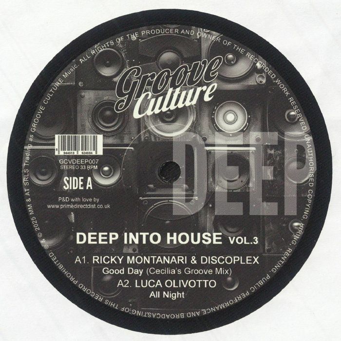 Various – Deep Into House Vol.3 (12", Groove Culture Deep, 2025) Front Cover