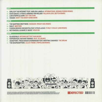 Various – Defected In The House Ibiza 2025 (3xLP, ITH Records, 2025) back cover
