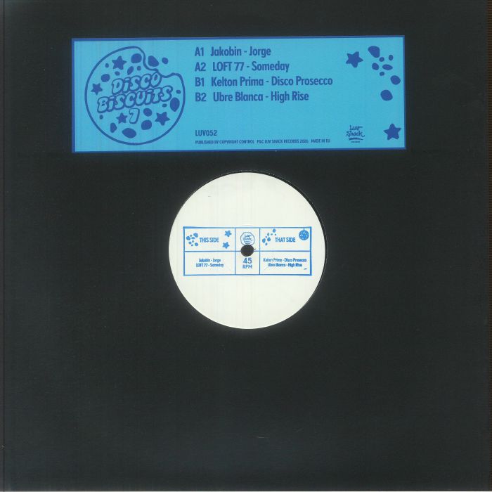 Various – Disco Biscuit 7 (12", Luv Shack Records, 2026) Front Cover