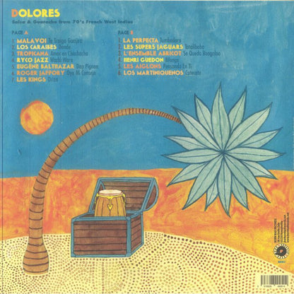 Various – Dolores (Salsa & Guaracha From 70's French West Indies) (LP, Born Bad Records, 2025) Back Cover
