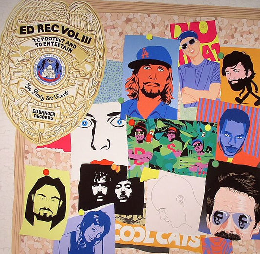 Various – Ed Rec Vol. III (2xLP, Ed Banger Records, 2008) Front Cover
