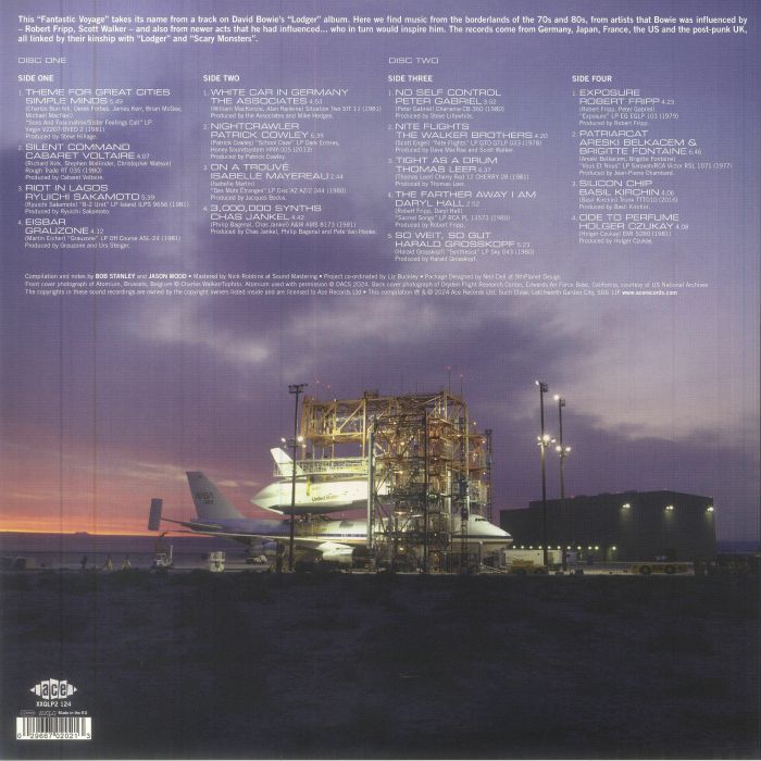 Various – Fantastic Voyage (New Sounds For The European Canon 1977 - 1981) (2xLP, Ace, 2024) Back Cover