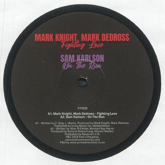 Various – Fool's Paradise Sampler Vol. 6 (12", Fool's Paradise, 2025) Front Cover