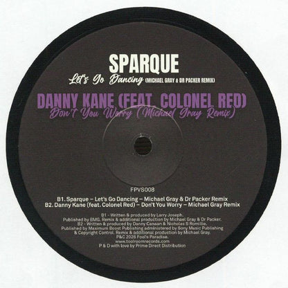Various – Fool's Paradise Sampler Vol. 8 (12", Fool's Paradise, 2026) Back Cover
