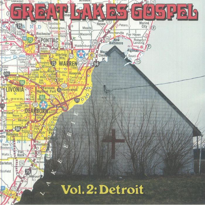 Various – Great Lakes Gospel - Vol. 2: Detroit (LP, Red/Orange Swirl, Numero Group, 2026) Front Cover