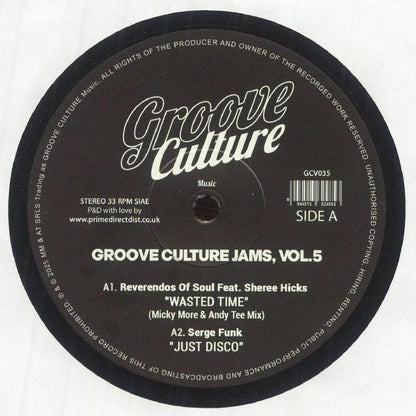Various – Groove Culture Jams, Vol.5 (12", Groove Culture Music, 2025) Front Cover
