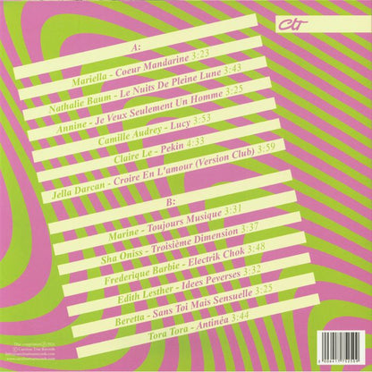 Various – Histoire De Coeur - Lost French Synth-Pop 7’ers & Euro-Bombs Volume 2 (1985-88) (LP, Caroline True Records, 2026) Back Cover