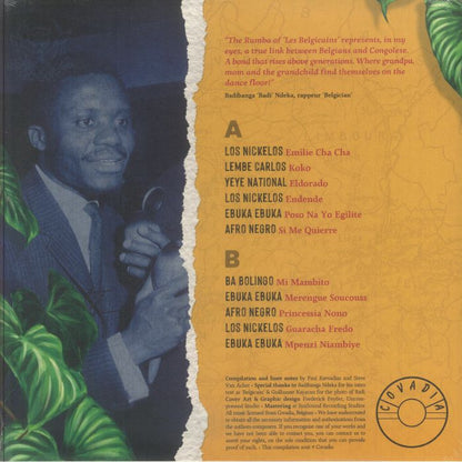Les Belgicains – Vol. 2: Na Tango Ya Covadia 1964-70 (LP, Covadia, 2026) Back Cover