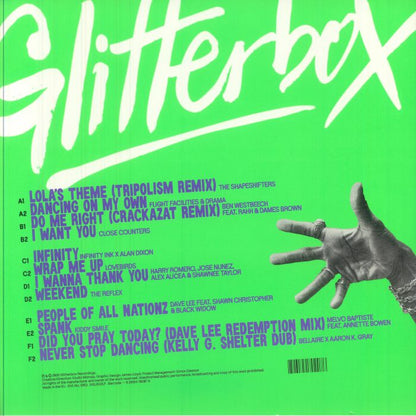 Various – Made For The Dancefloor (3x12", Glitterbox, 2025) Back Cover