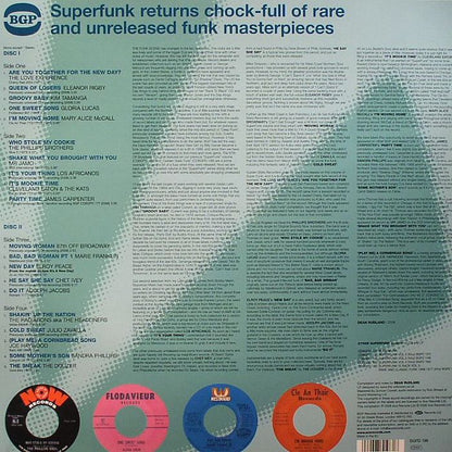 Various – Mighty SuperFunk. Rare 45s And Undiscovered Masters 1967-1978 (Volume 6) (2xLP, BGP Records, 2025) back cover