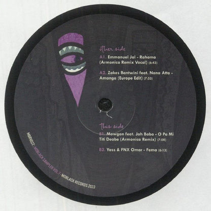 Various – MoBlack Sampler Vol. 7 (12", MoBlack Records, 2023) Back Cover
