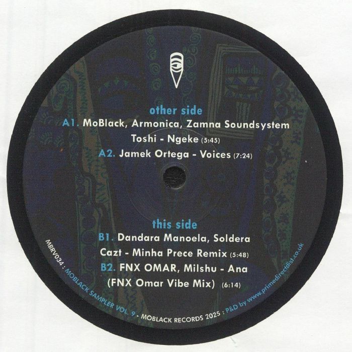 Various – MoBlack Sampler Vol. 9 (12", MoBlack Records, 2025) front cover