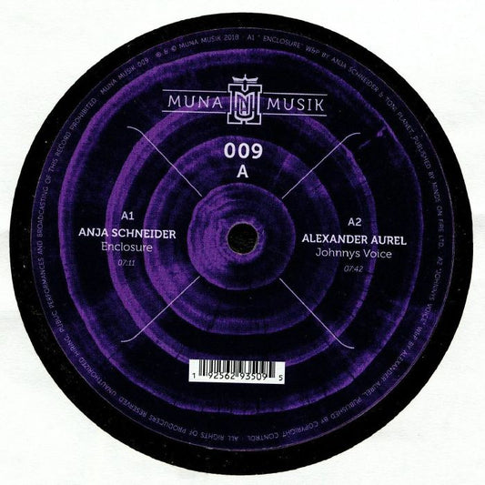 Various – Muna Musik 009 (12", Muna Musik, 2019) Front Cover