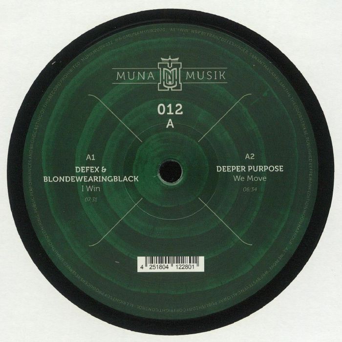 Various – Muna Musik 012 (12", Muna Musik, 2020) Front Cover