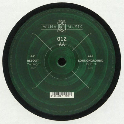 Various – Muna Musik 012 (12", Muna Musik, 2020) Back Cover