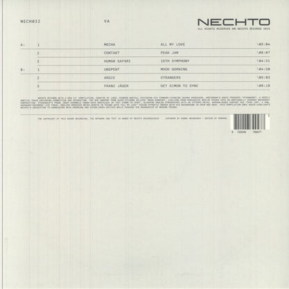 Various – NECH032 (12", NECHTO, 2025) Back Cover