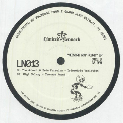 Various – Network Not Found EP (12", Limited Network, 2026) Back Cover