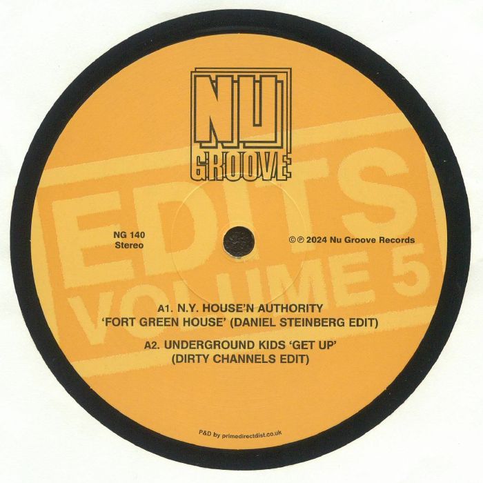 Various – Nu Groove Edits Volume 5 (12", Nu Groove Records, 2024) Front Cover