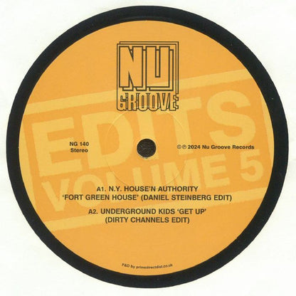Various – Nu Groove Edits Volume 5 (12", Nu Groove Records, 2024) Front Cover