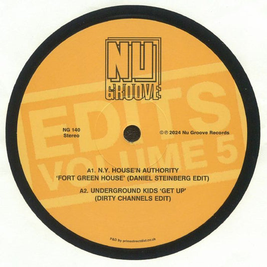 Various – Nu Groove Edits Volume 5 (12", Nu Groove Records, 2024) Front Cover