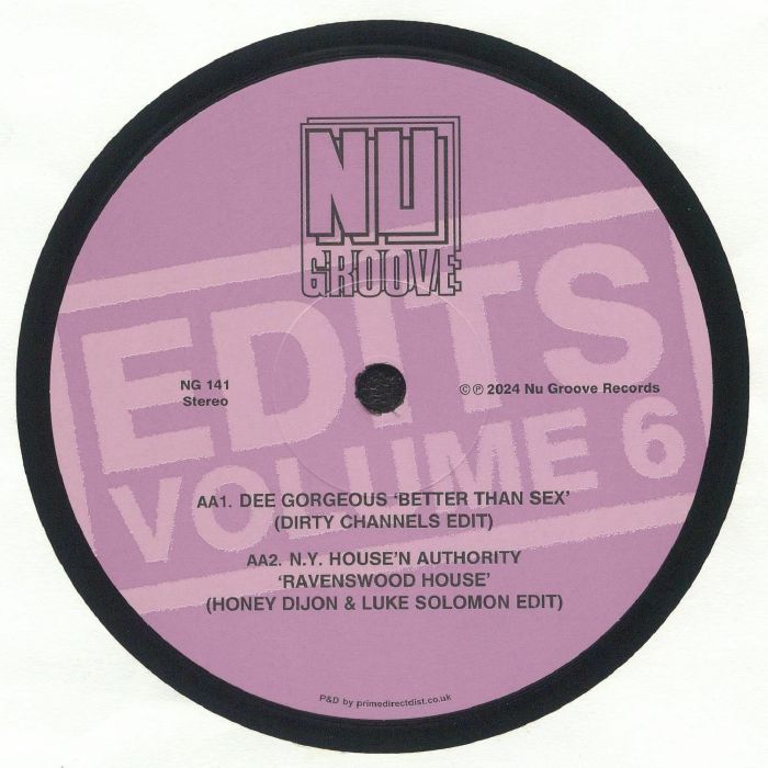 Various – Nu Groove Edits Volume 6 (12", Nu Groove Records, 2024) Back Cover