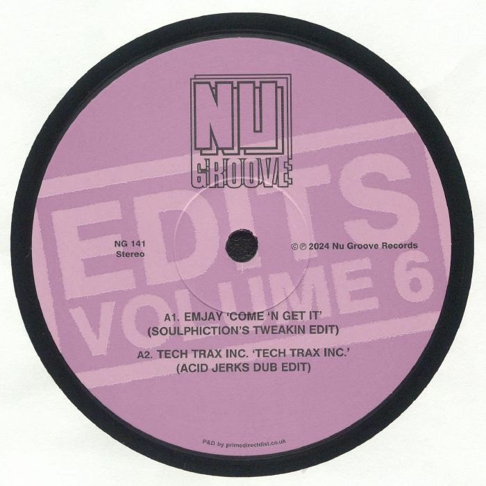Various – Nu Groove Edits Volume 6 (12", Nu Groove Records, 2024) Front Cover