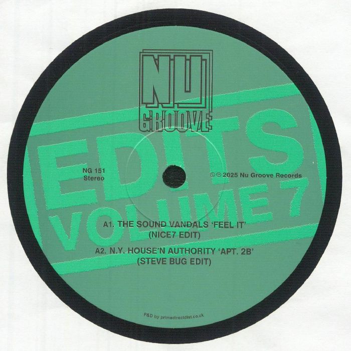 Various – Nu Groove Edits Volume 7 (12", Nu Groove Records, 2025) Front Cover