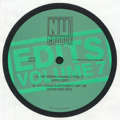Various – Nu Groove Edits Volume 7 (12", Nu Groove Records, 2025) Front Cover