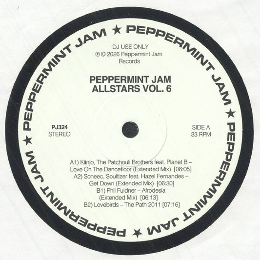 Various – Peppermint Jam Allstars Vol. 6 (12", Peppermint Jam, 2026) Front Cover