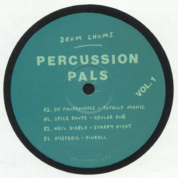 Various – Percussion Pals Vol 1 (12", Drum Chums, 2025) front cover